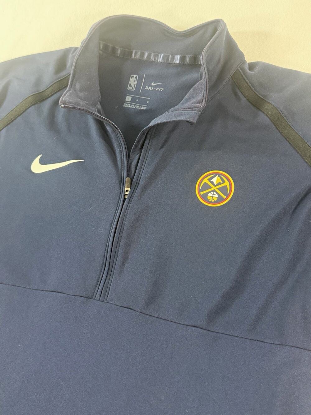 Nike Denver Nuggets NBA Dri-FIT 1/4 Zip Pullover L